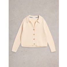 Cotton Cardigans White Stuff Women's Chaterly Collar Cardigan - Natural