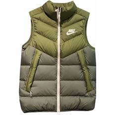 Nike Green Vests Nike Windproof Warm Stand Collar Down Vest - Green