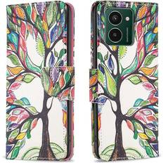 Veanxin HMD Pulse Pro Wallet Case Pattern Print Phone Leather Cover