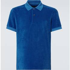 Tom Ford Uld Polo Skjorte Stilfuld Casual Mænd - Blå