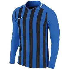 Nike L Shirts Nike Stripe Round Collar Shirt - Blue