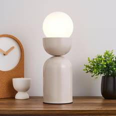 Elements Lunebar Touch - White Sand Table Lamp