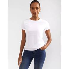 Hobbs Tops Hobbs Pixie Cotton T-Shirt - White
