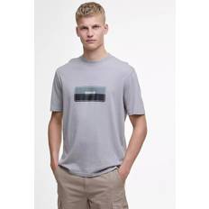 Barbour T-shirts Barbour International Cotton Regular Fit Short Sleeve T-Shirt - Pale Slate
