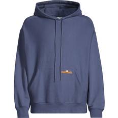 Carhartt WIP Hooded Label Script Sweat - Blue