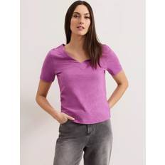 Phase Eight T-shirts Phase Eight Elspeth V-Neck T-Shirt - Purple