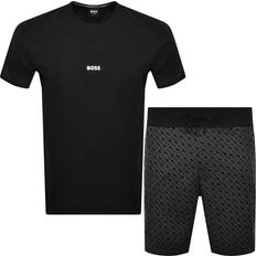 Pigiama BOSS Pigiama Relax Short Set - Grigio Scuro/Nero