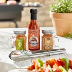 BBQ Tools on sale Dunelm Essential BBQ Kit Black