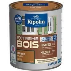 Brun Målarfärg Ripolin Brun Satin Finish Primerfärg 500 ml Brun 0.5L