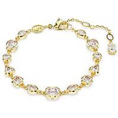 Swarovski Guldbelagt Armbånd Swarovski Imber Tennis Armband - Weiß