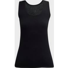 Cashmere Tank Tops neiman marcus Cashmere Basic Tank Top - Black