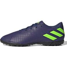 Purple - Turf (TF) Football Shoes adidas Messi Nemeziz 19.4 TF - Purple Green