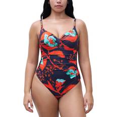 Chantelle Swimwear Chantelle Icon Smoothing Swimsuit - Ink/Multi