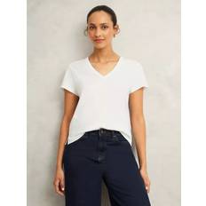 Hobbs Arianna Slub T-Shirt - White