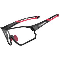 Photochromic UV400 Cycling Glasses - Black/Red