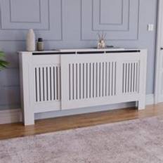 Chelsea Adjustable Radiator Cover White
