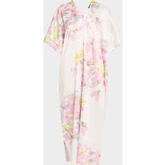 Natori Sumi-E Floral-Print Charmeuse Midi - Caftan