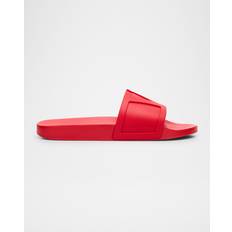 Valentino Garavani Tofflor & Sandaler Valentino Garavani Slip-On Vlogo Sandaler - Röd