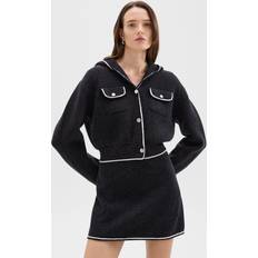 Theory Cardigans Theory Tweed Hooded Cardigan