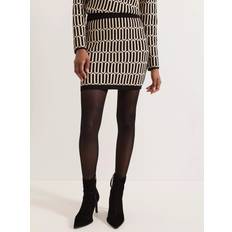 Phase Eight Skirts Phase Eight Tanya Geometric Mini Skirt - Gunmetal