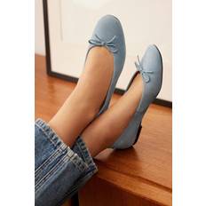 Mint Velvet Carla Suede Ballet Flat - Blue