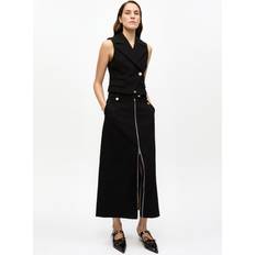 Ganni Overtøj Ganni Bonded Crepe Vest - Black