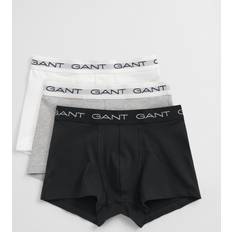 Gant Herre Undertøj Gant 3-Pack Trunks - Light Grey Melange/Black/White
