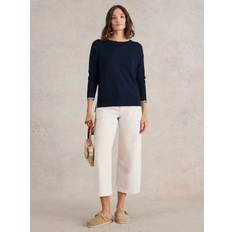 Organic Cotton Blend Jumper - Olive