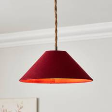 Churchgate Ashby Conical Extreme Empire Lamp - Wine Shade