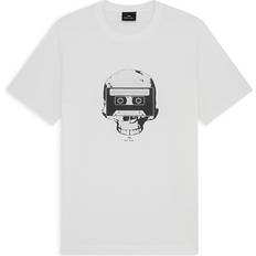 PS Paul Smith Logo Print Crew Neck T-shirt - Hvid