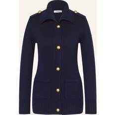 Reiss Trøjer Reiss Cat Uld Kashmir Cardiganmed Spredningskrave - Navy