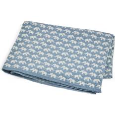 Uld Babytæpper Smallstuff Babytæppe Merinould Blå 80x100 cm