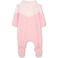 Babies Night Garments BOSS Baby Two-Tone Logo Sleepsuit - Tickled Pink