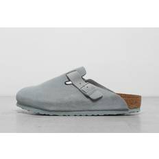 Birkenstock 44 Træsko Birkenstock Boston Suede Leather Sneakers - Pure Sage
