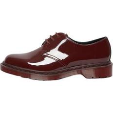 Red Derby Dr. Martens 1461 Mono Shoe - Red