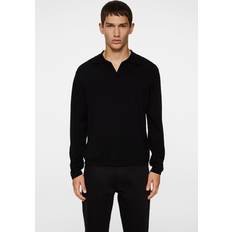 J.Lindeberg Kläder J.Lindeberg Rowan LS Polo - Black
