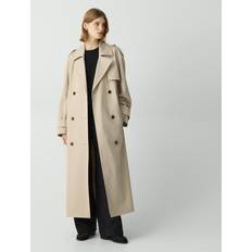 Theory Oversized Double-Breasted Trench Coat - Soft Taupe