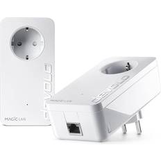 Devolo Magic 1 1200 Lan Startkit Set med 2 Strömlinjeadaptrar