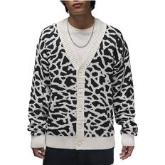 Jordan Cardigans Jordan Air Fight Heritage Cardigan - White/CementGrey