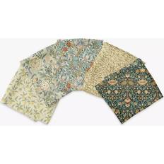 Morris & Co Fabrics Morris & Co Fat Quarter Pack of 5 Botanic Fabrics