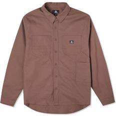 Converse Carpenter Pocket Button Down Long Sleeve Shirt Brazil Nut - Brown