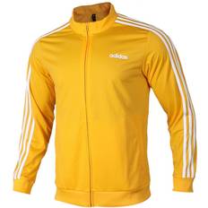 Adidas Gold Outerwear adidas Solid Color Body-Building Sports Jacket Men's - Gold