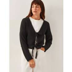 Monsoon Tina Tie Front Cardigan - Black