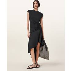 AllSaints Annalie Ruched Dress - Black