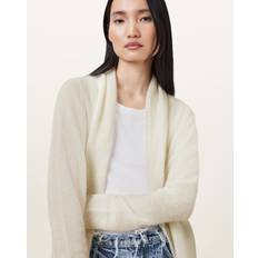 Wool Cardigans AllSaints Laina Open Front Cardigan - Chalk White