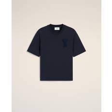 AMI T-shirt Med Broderad Logotyp - Blue