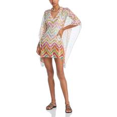 Multicoloured Swimsuit Cover-Ups & Sarong Wraps Missoni Short Dress Swim Cover-Up - Multicolor
