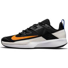 Nike Yellow Racket Sport Shoes Nike Court Vapor Lite Black Sunset - Yellow