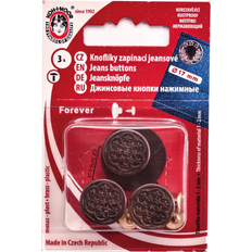 Koh-I-Noor Jeansknappar 17 mm Black Nickel