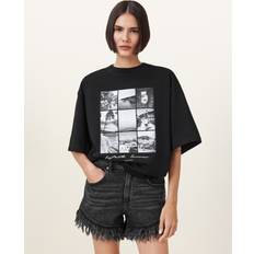 AllSaints Clothing AllSaints Film Amelie T-Shirt - Black